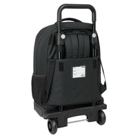 Schulrucksack mit Rädern Munich Topo Schwarz 33 x 45 x 22 cm