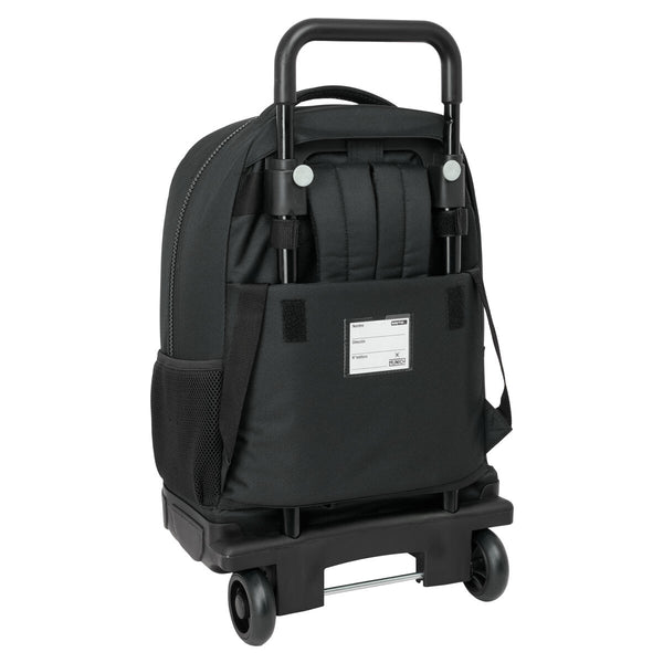 Schulrucksack mit Rädern Munich Topo Schwarz 33 x 45 x 22 cm