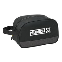 Reise-Toilettentasche Munich Topo Schwarz 26 x 15 x 12 cm