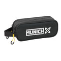 Zweifaches Mehrzweck-Etui Munich Topo Schwarz 21 x 8 x 6 cm