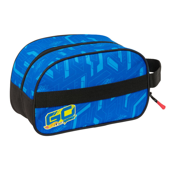 Reise-Toilettentasche Hot Wheels Let's race Blau Schwarz 26 x 15 x 12 cm