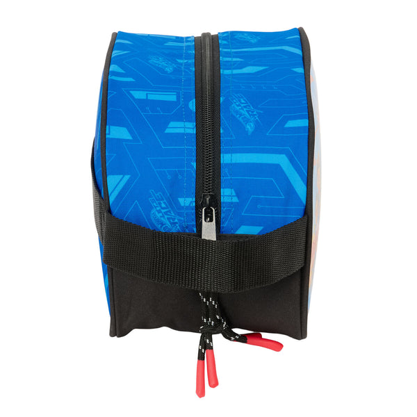 Reise-Toilettentasche Hot Wheels Let's race Blau Schwarz 26 x 15 x 12 cm