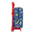 Schulrucksack mit Rädern Cars Racing Marineblau 22 x 27 x 10 cm