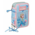 Dreifaches Federmäppchen Frozen Ice magic 12,5 x 19,5 x 5,5 cm