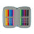 Dreifaches Federmäppchen Frozen Ice magic 12,5 x 19,5 x 5,5 cm