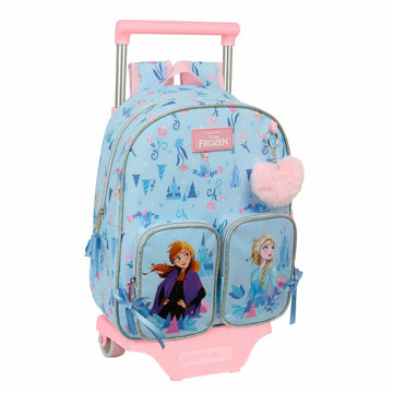 Schulrucksack mit Rädern Frozen Ice Magic 28 x 34 x 10 cm
