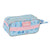 Dreifaches Mehrzweck-Etui Frozen Ice magic Hellblau 21,5 x 10 x 8 cm
