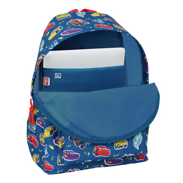 Laptoptasche Cars Racing Marineblau
