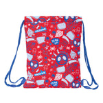 Rucksacktasche mit Bändern Spider-Man Rescue Blau Rot 26 x 34 x 1 cm