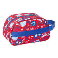 Reise-Toilettentasche Spider-Man Rescue Blau Rot 26 x 15 x 12 cm