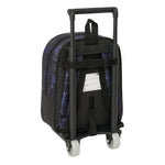 Schulrucksack mit Rädern Spider-Man Attack Schwarz 22 x 27 x 10 cm