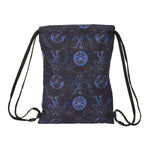 Rucksacktasche mit Bändern Spider-Man Attack Schwarz 26 x 34 x 1 cm