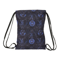 Rucksacktasche mit Bändern Spider-Man Attack Schwarz 26 x 34 x 1 cm