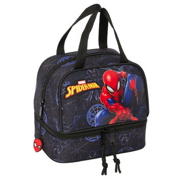 Lunchbox Spider-Man Attack Schwarz 20 x 20 x 15 cm