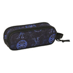 Zweifaches Mehrzweck-Etui Spider-Man Attack Schwarz 21 x 8 x 6 cm