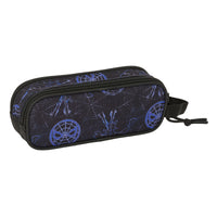 Zweifaches Mehrzweck-Etui Spider-Man Attack Schwarz 21 x 8 x 6 cm