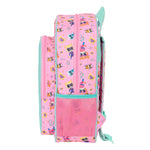 Schulrucksack SuperKitties Rosa türkis 26 x 34 x 11 cm