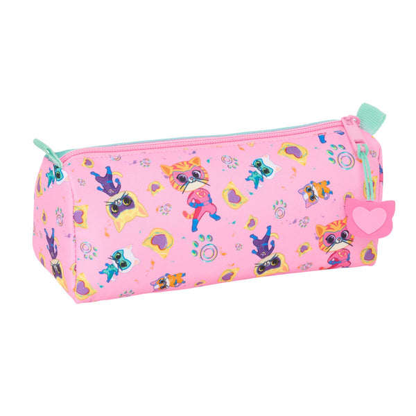 Allzwecktasche SuperKitties Rosa türkis 21 x 8 x 7 cm