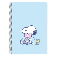 Notizbuch Snoopy Love Blau A5 80 Blatt