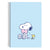 Notizbuch Snoopy Love Blau A5 80 Blatt