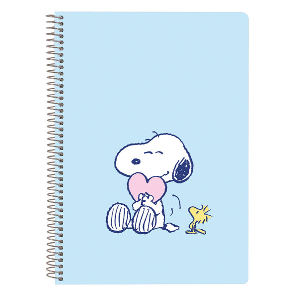 Notizbuch Snoopy Love Blau A5 80 Blatt