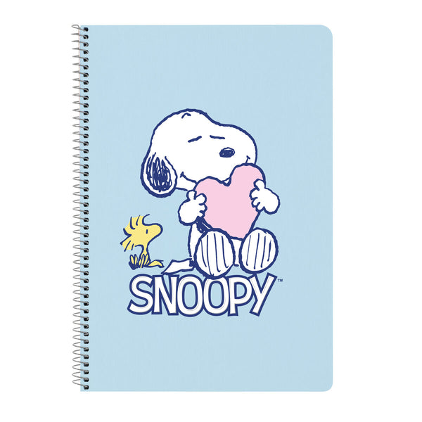 Notizbuch Snoopy Love Blau A4 80 Blatt