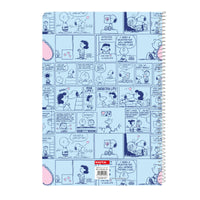 Notizbuch Snoopy Love Blau A4 80 Blatt