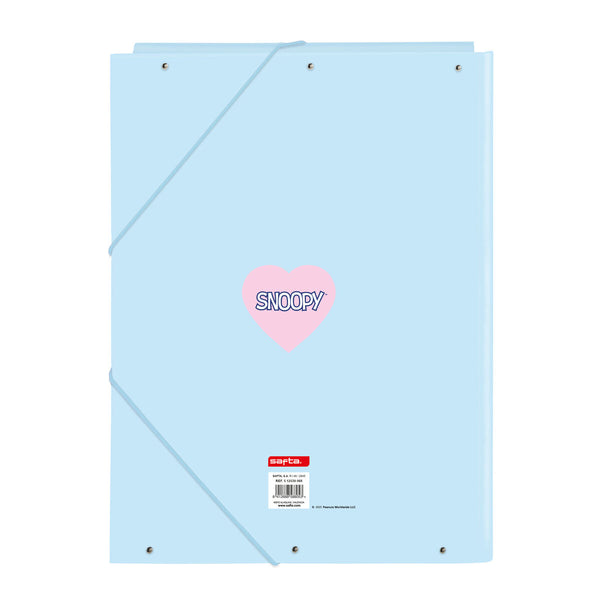 Ringbuch Snoopy Love Blau A4 26 x 33.5 x 2.5 cm