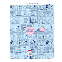 Ringbuch Snoopy Love Blau A4 26.5 x 33 x 4 cm