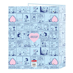 Ringbuch Snoopy Love Blau A4 27 x 33 x 6 cm
