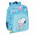 Schulrucksack Snoopy Love Hellblau 26 x 34 x 11 cm
