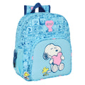 Schulrucksack Snoopy Love Blau 32 x 38 x 12 cm