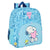 Schulrucksack Snoopy Love Blau 32 x 38 x 12 cm