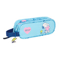 Zweifaches Mehrzweck-Etui Snoopy Love Hellblau 21 x 8 x 6 cm