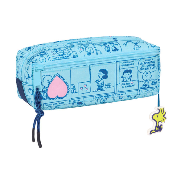 Allzwecktasche Snoopy Love Hellblau 22 x 8,5 x 6 cm