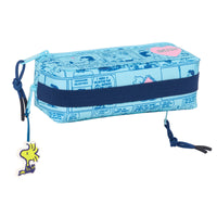 Allzwecktasche Snoopy Love Hellblau 22 x 8,5 x 6 cm
