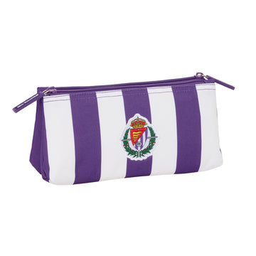 Reise-Toilettentasche Real Valladolid C.F. Weiß Lila Sportlich 22 x 10 x 8 cm
