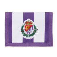 Unisex-Brieftasche für Geldscheine und Kreditkarten Real Valladolid C.F. Weiß Lila