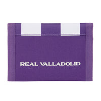Unisex-Brieftasche für Geldscheine und Kreditkarten Real Valladolid C.F. Weiß Lila
