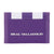 Unisex-Brieftasche für Geldscheine und Kreditkarten Real Valladolid C.F. Weiß Lila