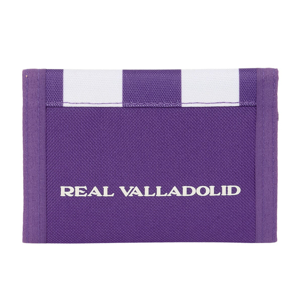 Unisex-Brieftasche für Geldscheine und Kreditkarten Real Valladolid C.F. Weiß Lila
