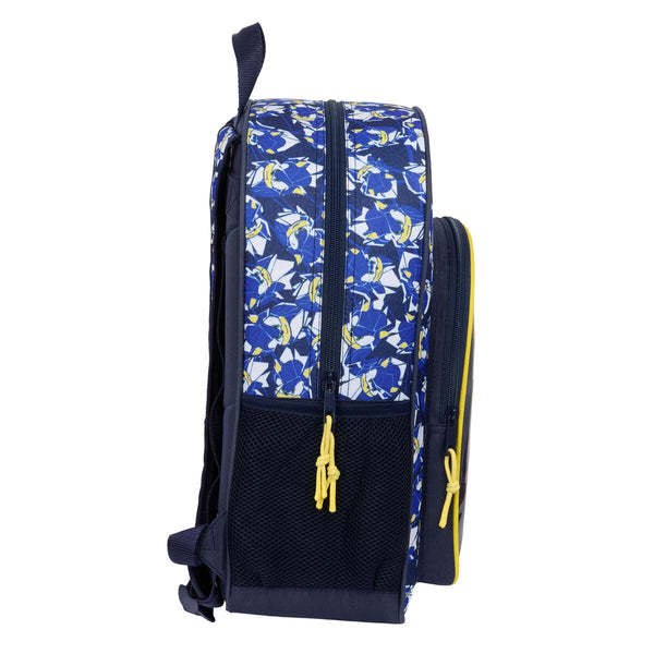 Schulrucksack Sonic City Blau 33 x 42 x 14 cm
