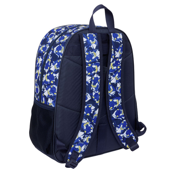 Schulrucksack Sonic City Blau 33 x 42 x 14 cm