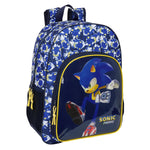 Schulrucksack Sonic City Blau 33 x 42 x 14 cm