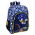 Schulrucksack Sonic City Blau 33 x 42 x 14 cm