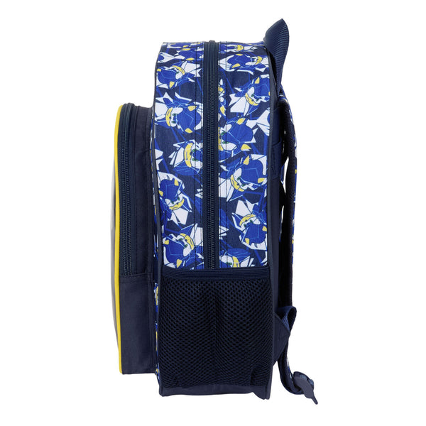 Schulrucksack Sonic City Blau 26 x 34 x 11 cm