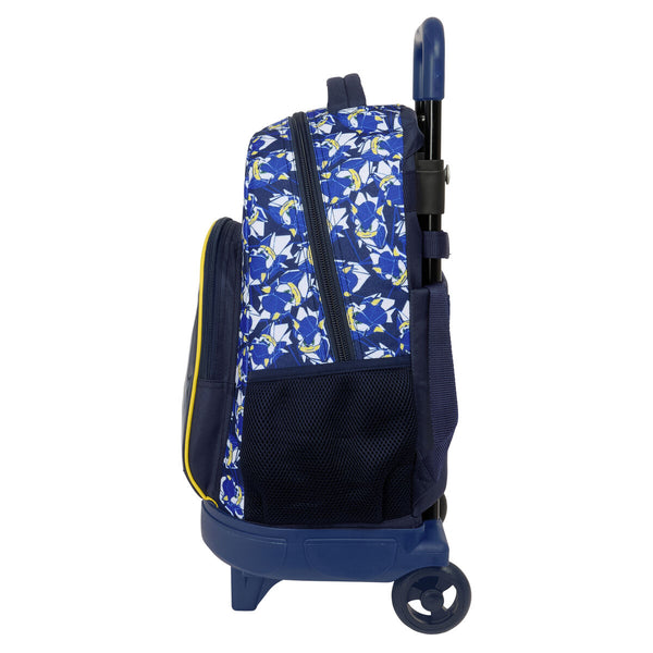 Schulrucksack mit Rädern Safta City Blau 33 x 45 x 22 cm