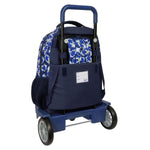 Schulrucksack mit Rädern Safta City Blau 33 x 45 x 22 cm