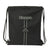 Rucksacktasche mit Bändern Kappa Dark Schwarz 35 x 40 x 1 cm