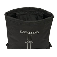 Rucksacktasche mit Bändern Kappa Dark Schwarz 35 x 40 x 1 cm